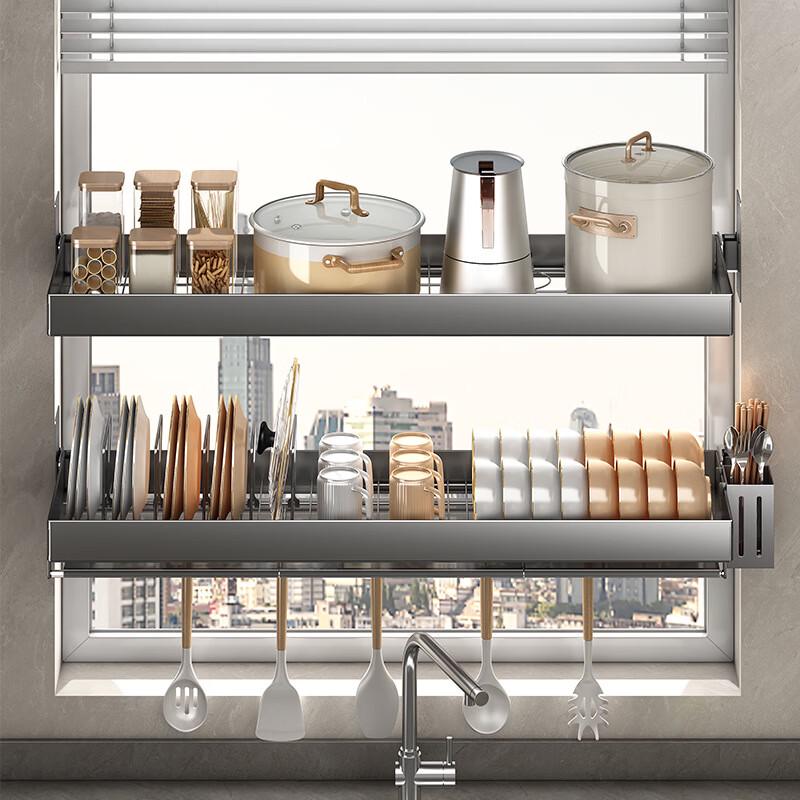 Zhi Shi Na Na Wall-Mounted Over-Sink Dish Rack