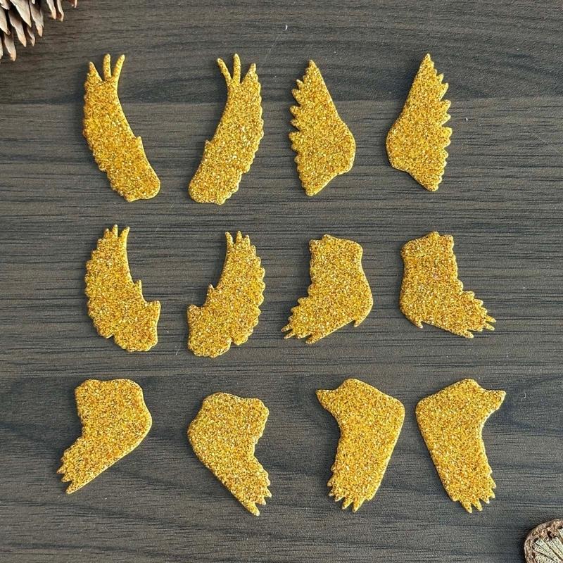 Flügelform Stanzschablonen aus Kohlenstoffstahl Dekorative Prägepapier-Stanzformen für Scrapbooking Fotoalbum Kartenherstellung