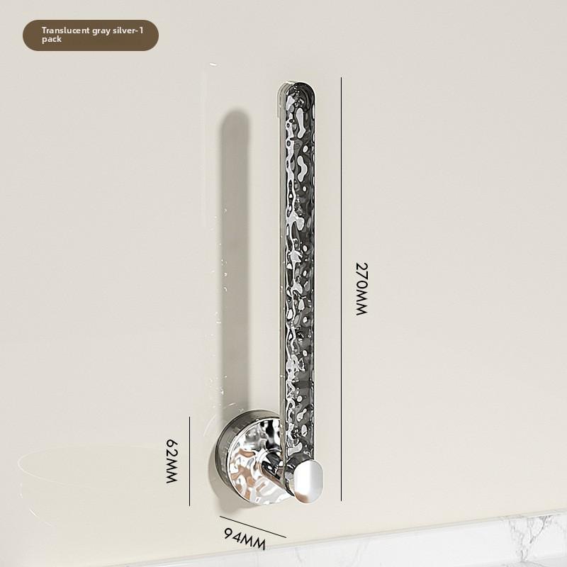Kitchen Paper Towel Holder Wall Mount With Suction Cup For Home Organization