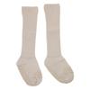 Anti-Rutsch Boden Socken für Kleinkind Mädchen Jungen Unisex Überknie Socken Säugling gekämmte Baumwolle Gummisohlen Socken für Innen