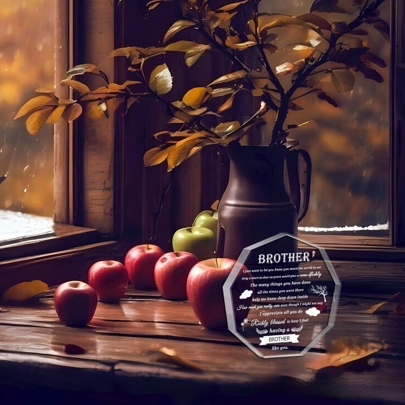 Gift for brother,brother's gift birthday gift from sister to brother acrylic birthday father's day,Valentine's Day and Christmas