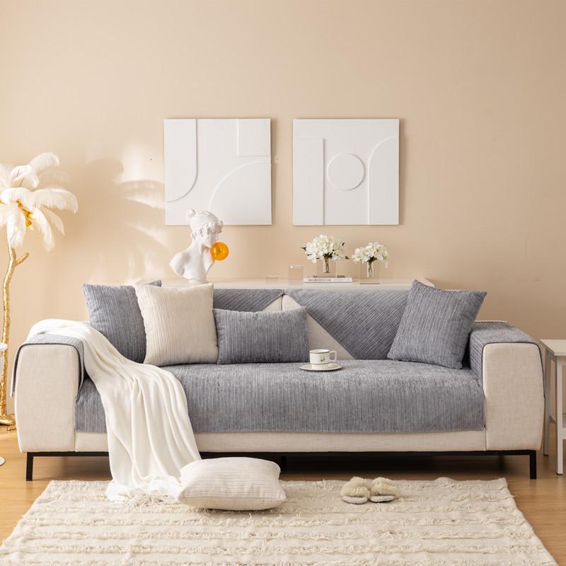 Winter Plüsch Rutschfest Kord Sofa Kissen