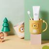 New Creative Cartoon Lion Children Girl Boy Mouthwash Cup Wash Cup Brushing Cup Plastic Bathroom Toothbrush Cup