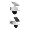 Stainless Steel Wall Mount Corner Bracket 360 Degree Rotation Security Camera Surveillance Holder White 8x6x7.5cm Hardware Tools