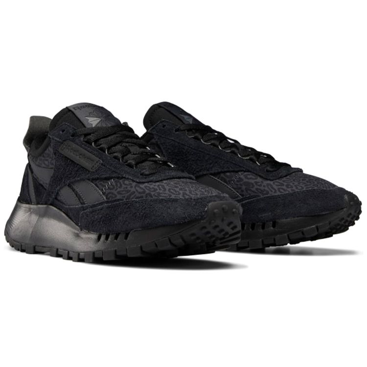 Reebok Classic Leather Series Synthetic Leather Comfortable Sports Durable Low-Top Lifestyle Casual Shoes Unisex sneaker Midnight-Black GW9977