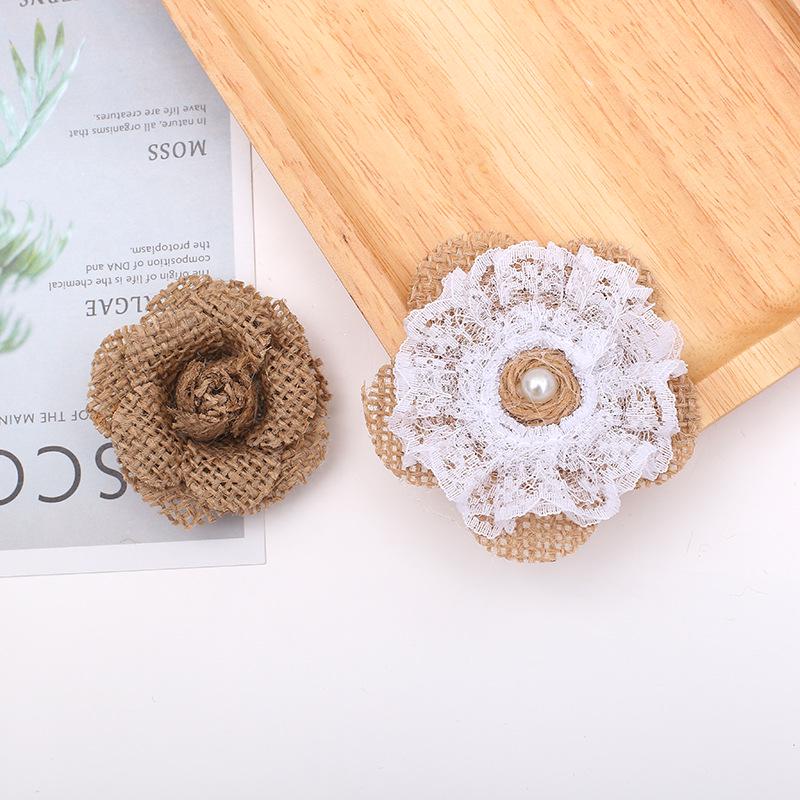 Flori de in cu cinci petale pentru decorațiuni DIY și cadouri de Crăciun