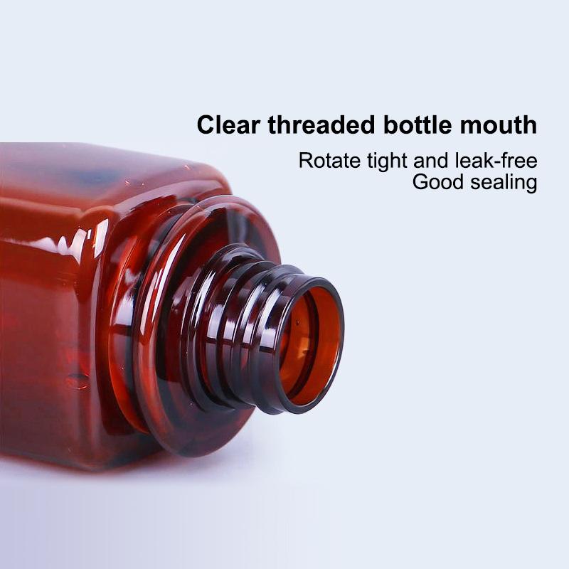 1Pcs Empty 30/50/70/100/120Ml Spray Bottle Press Lotion Brown Bottle Avoid Light Liquid Foundation Eye Cream Container Cosmetic