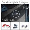 MZR2 For Jaguar XJ/XJL XK XE/XEL XF/XFL F-TYPE HD Glass Lens Car Door Light Laser Decor Projection Lamp Never Fade Car Accessories