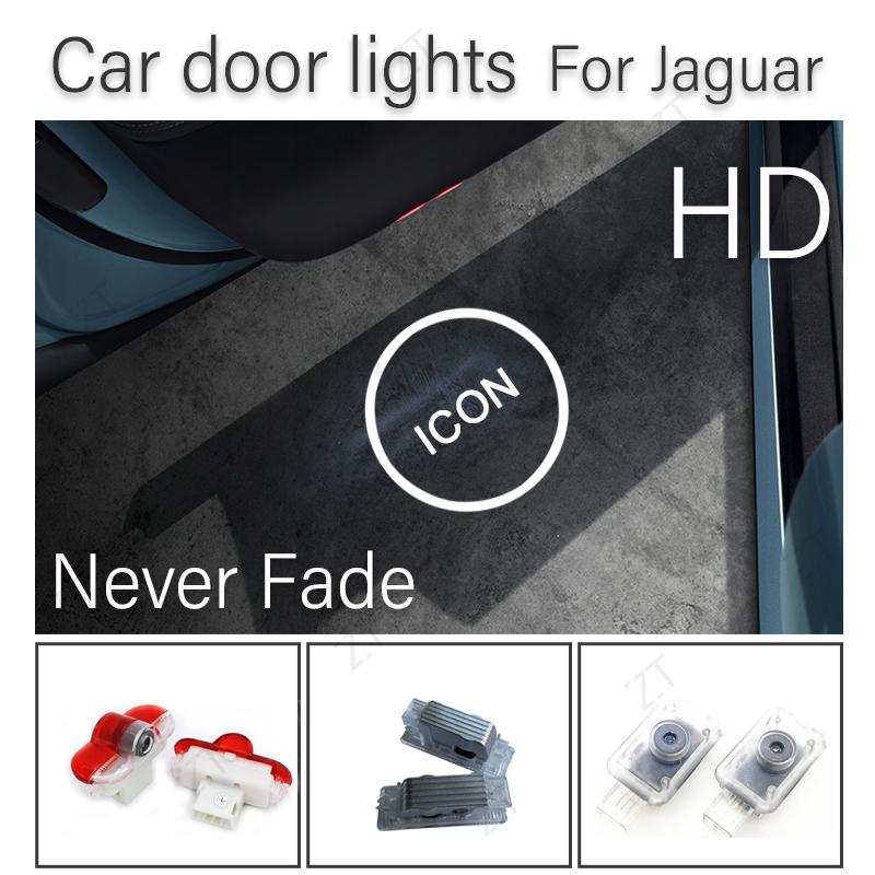 MZR2 For Jaguar XJ/XJL XK XE/XEL XF/XFL F-TYPE HD Glass Lens Car Door Light Laser Decor Projection Lamp Never Fade Car Accessories
