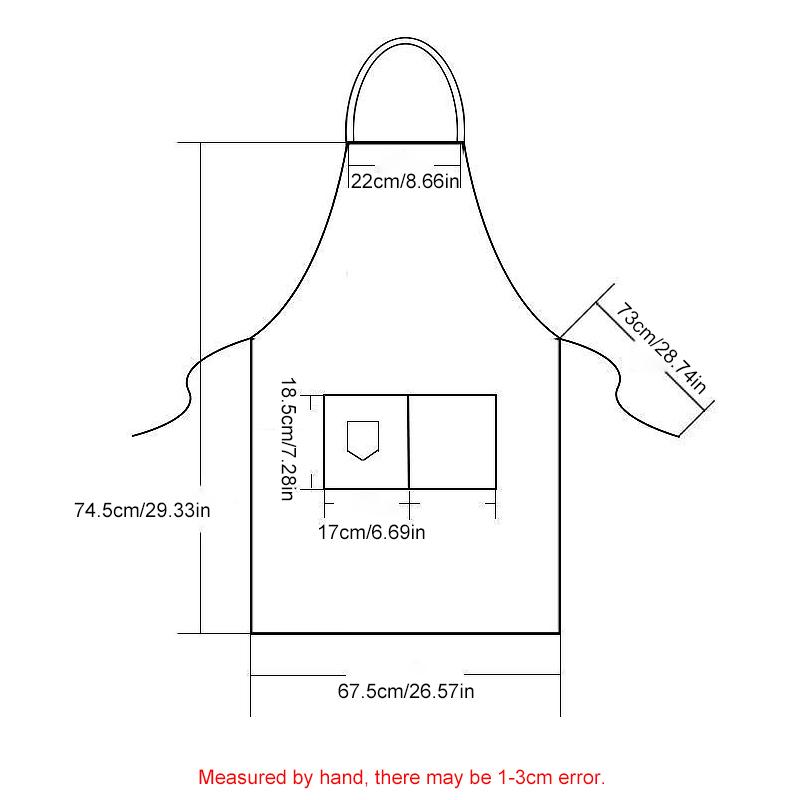 1 Stück Ölbeständige, einfache Kellner-Arbeitsuniform, hochwertige Antifouling-Schürze aus Segeltuch für vier Jahreszeiten, ärmellos, küchenspezifisch
