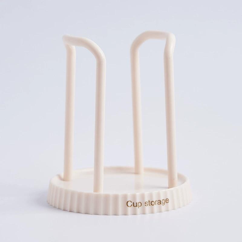 Cup Holder Disposable Cup Holder Paper Cup Holder Storage Shelf for Home Coffee Shops, Available In Black and Beige Colors