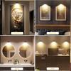 1/2PCS Wall Picture Light, Remote Control LED Painting Light, Three Color Temperature Adjustable and Timer Painting Light