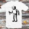 Banksy Inspired Spray Painting Robot Graffiti T Shirt B1214