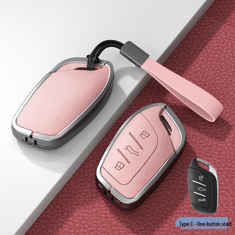 Compatible Key Cover for Roewe RX5 Max/ RX5/ RX3/ I5/ I6 Plus/ New 350/360 - Unisex Design.
