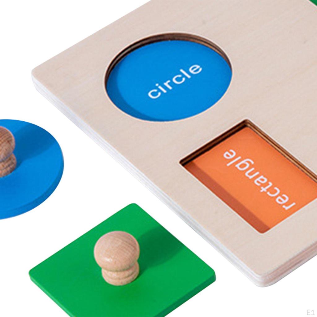 Geometric Shape en puzzle playing Game Grasping for Toddler Children Boys