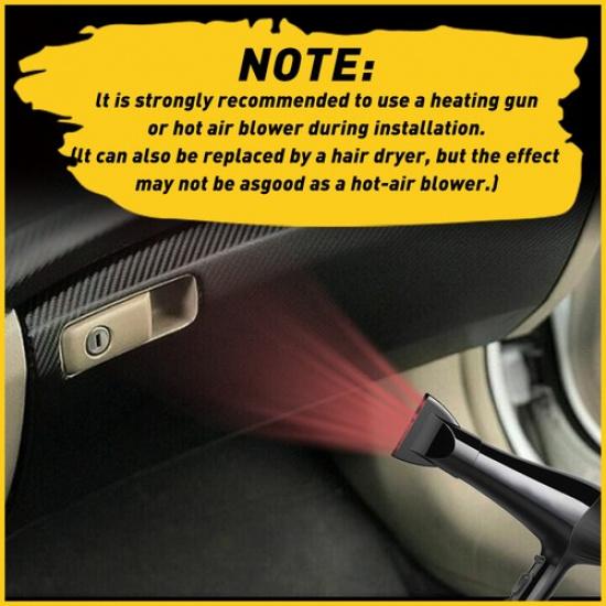 29PCS Car Carbon Interior Fiber Decal Cover Trim Set 2008-2012 For Honda Accord