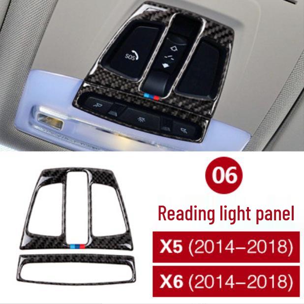 BMW X5/X6 F15/F16 Carbon Fiber Interior & Exterior Modification Center Console Gear & Vent Decoration Sticker
