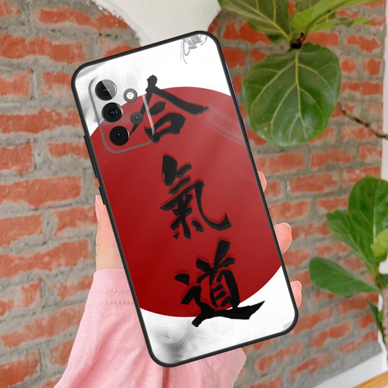Japan Martial Aikido Phone Case For Samsung Galaxy A15 A25 A55 A54 A34 A14 A35 A52 A32 A12 A51 A71 A13 A33 A53