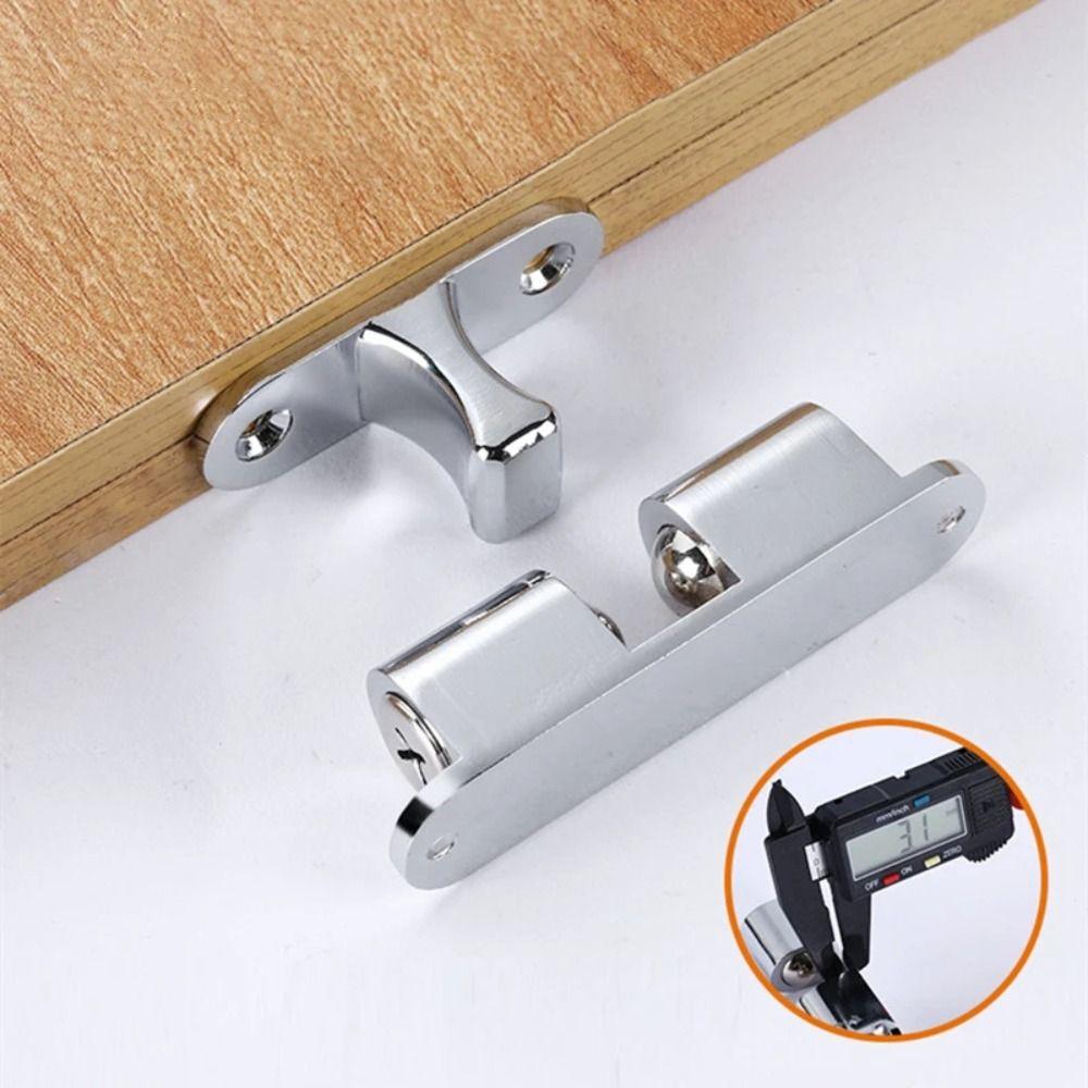 Invisible Door Touch Buckle Silent Door Stopper Adjustable Door  Suction  Furniture