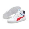 Puma Shuffle Mid White High Risk Red Unisex-Sneaker Peacoat Team-Gold 380748-03