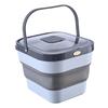 1Pc Storage Container Bin Sealed Cans 10kg - Gray
