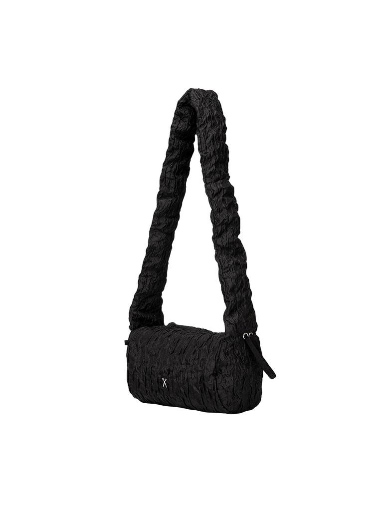 Joseph&Stacey Daily Shirring Tote Bag_Crinkled Black