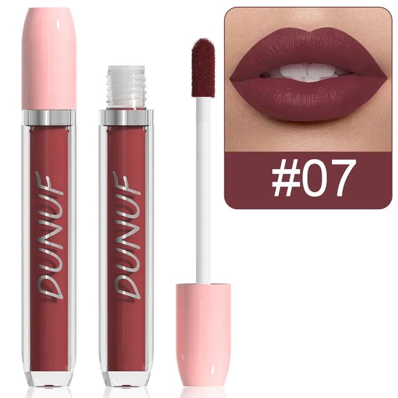 25 Farben samtig matter Lippenstift, flüssig, wasserfest, sexy rote Matte Lip Glaze, Antihaft-Halloween-Make-up, verblasst nicht leicht, Lipgloss