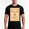 The Vitruvian Robot TShirt Summer Casual Cotton Tee Oversized Streetwear Tops Vintage Graphic Print Loose Fit Short Sleeve