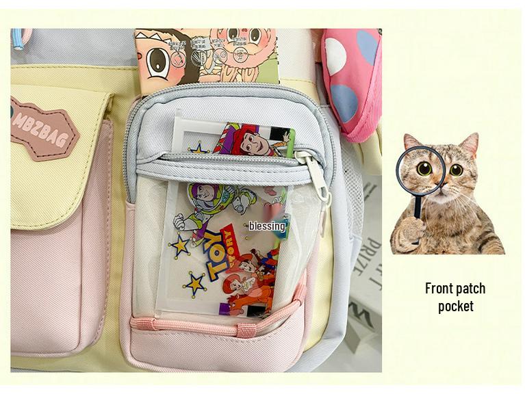 2025 Langlebiger Mehrfachtaschen-Rucksack für Studenten - Großes Fassungsvermögen mit Trolley-Gurt