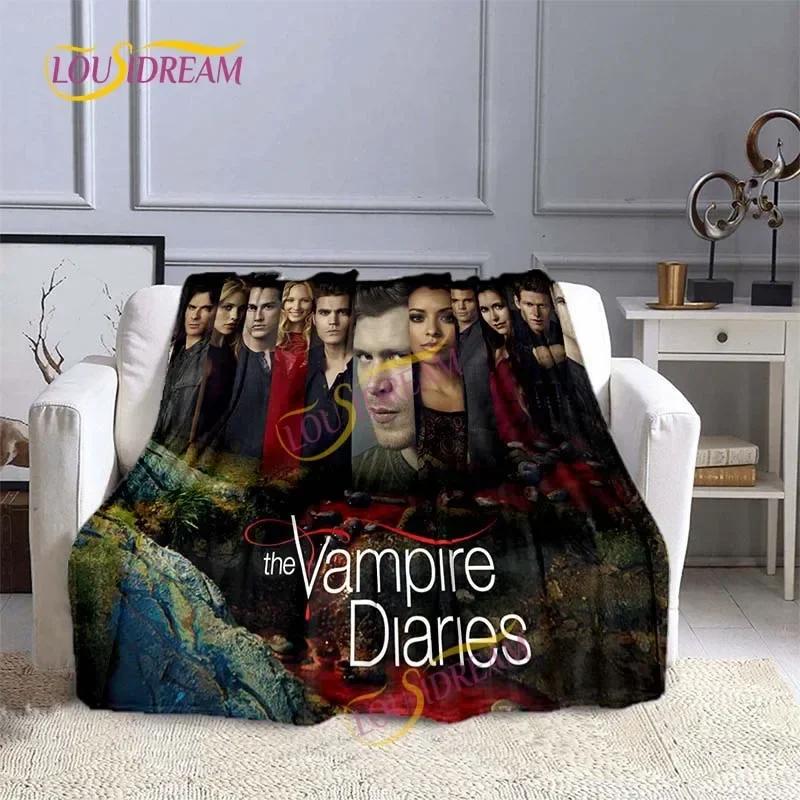 The Vampire Diaries 3D printing flannel plush blanket bedspread lazy blanket Sherpa blanket travel sofa quilt cover