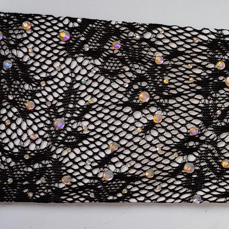 Glitzernde Damen Sexy Elastische Fischgrät Handschuhe Lange Dehnbare Armstulpen Vollfinger Für Cosplay Abschlussball Bühnenhandschuhe