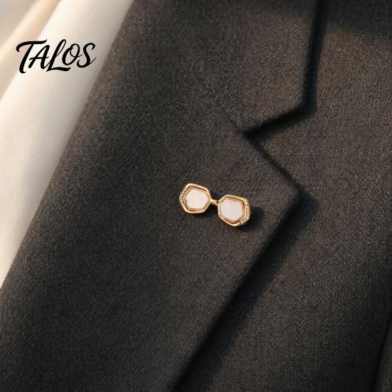 Sturdy Metal Pin Mini Glasses Shape Brooch, Alloy Lapel Pins, Decorative Brooch Pin, Long-lasting Eyeglass Versatile Clothing Accessories for