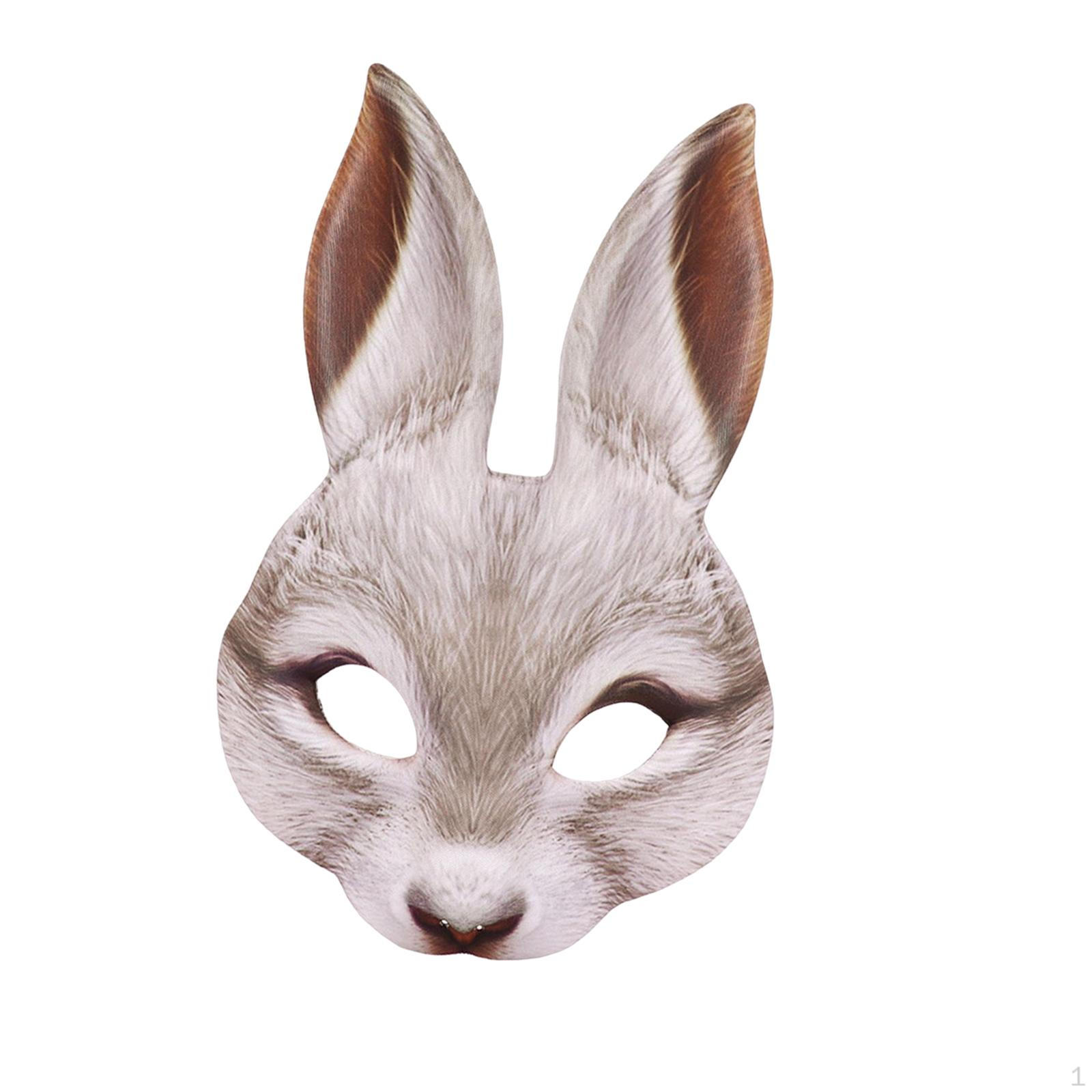 

Ear Mask for Easter and Halloween Celebrations білий