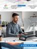 Luminous RGB Folding Monitor Riser & Docking Station Organizer