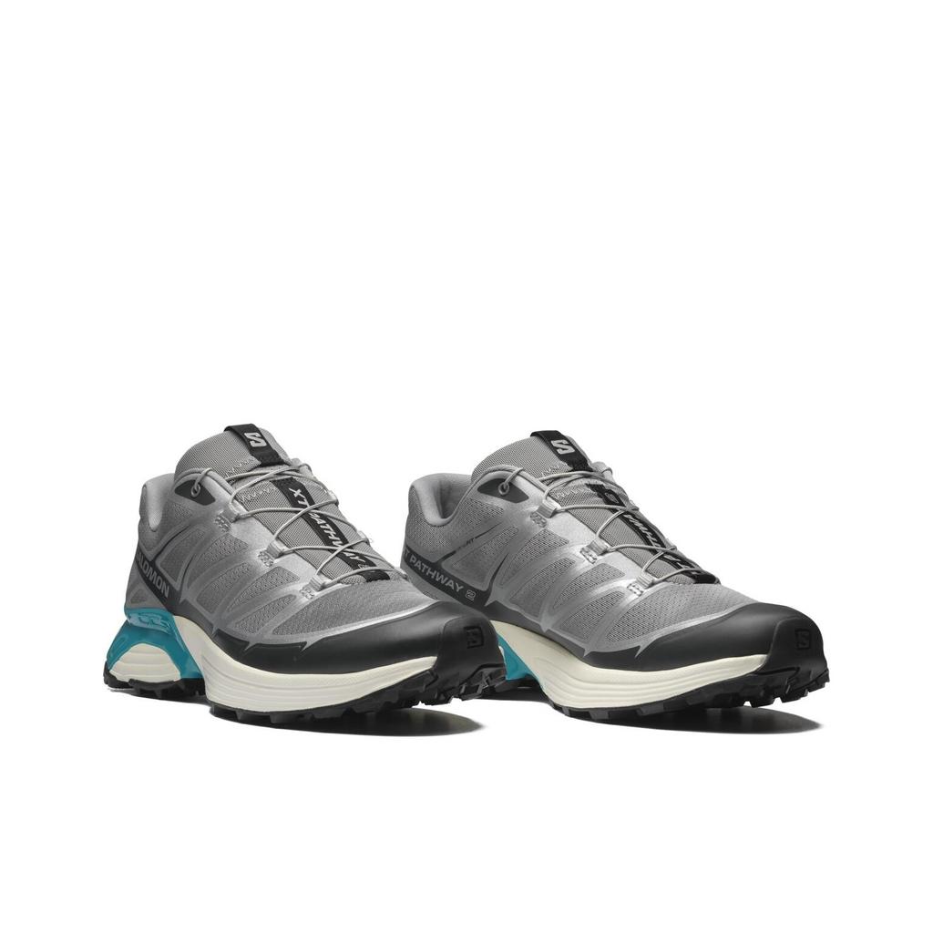 KICKS LAB. x Salomon XT-Pathway 2 Sharkskin Unisex Sneaker Silber Capri-Breeze L47691100