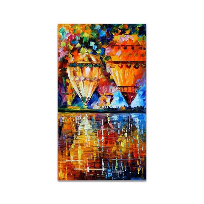 Abstract Oil Painting Iron Tower Poster Canvas Print Wall Art Picture For Living Room Home Decor Wall Decoration Frameless