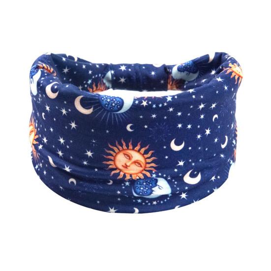 Large Bandeau Bohème Respirant Extensible Yoga Entraînement Cheveux Noués Femmes Africaines Filles Enveloppement de Tête Accessoires pour Cheveux