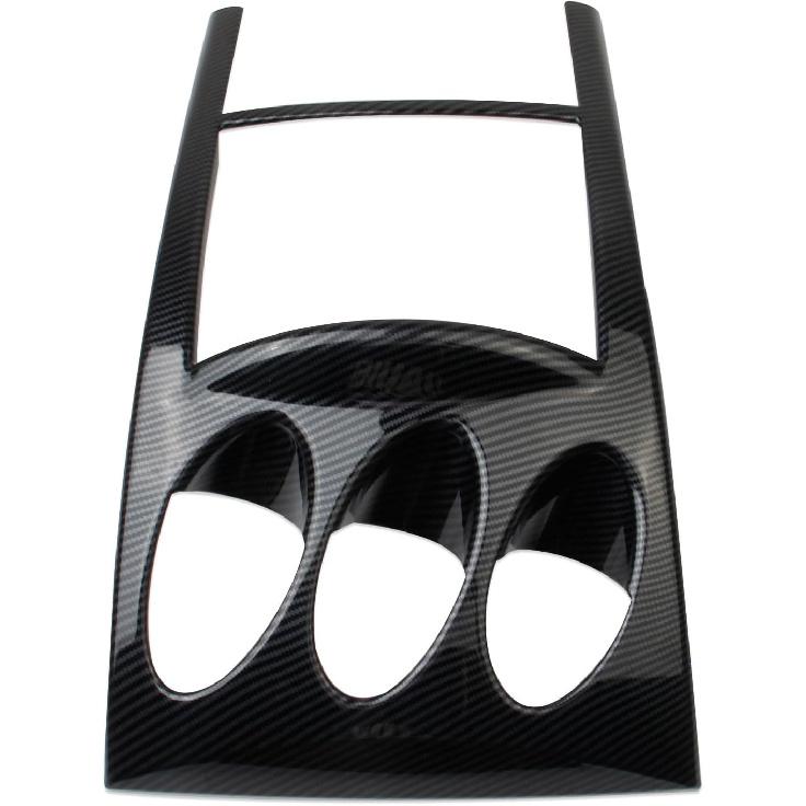 Carbon Fiber Style Center Console Dashboard Frame Cover Trim Accessories for Nissan 350Z