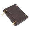 Cigar Storage Case Double Zippered Portable Leather Composite Wood Cigar Humidor for Travel