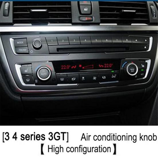 3ks Stereo Conditioner Knob Dekorativní kruh Dekorace do auta pro BMW 1234