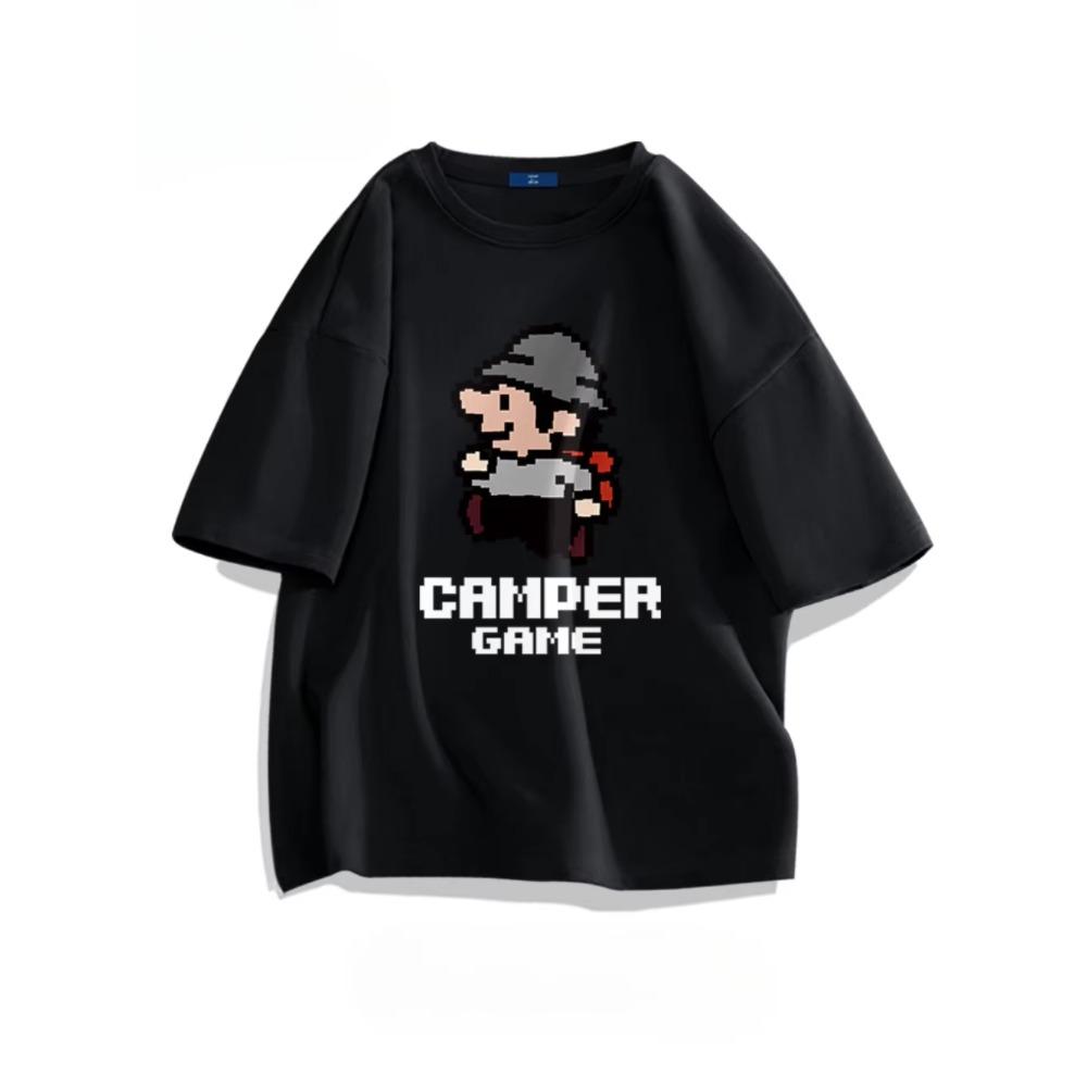 

Летняя мода, тяжелая ретро мужская футболка с английскими буквами из 100% хлопка с принтом и круглым вырезом, высококачественная повседневная уличная футболка для фитнеса S