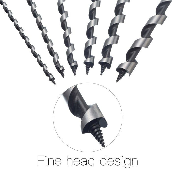 Helical Drill Bit - Hpmaison - Jy-8819 - High-carbon Steel - 6 Sizes - Hexagonal