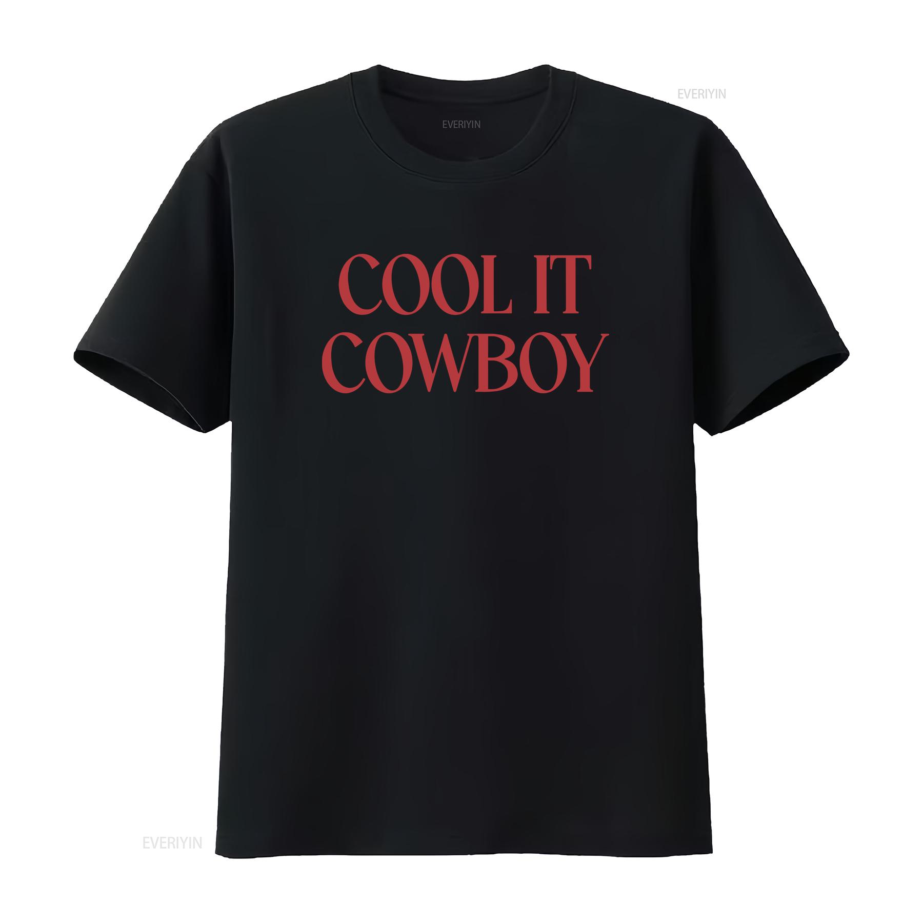 

Cool It Cowboy Baby T Shirt I Love Cowboys Top 00s Womens Y2K Retro Style Aesthetic heart vintage Washed graphic Comfortable 4XL