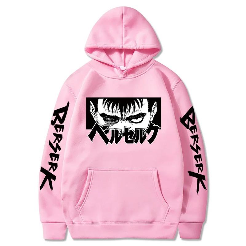 Japan Anime Berserk Harajuku Guts Eyes Manga Hoodies Sweatshirt Gothic Winter Pullover Fashion Long Sleeve Men Sweatshirt