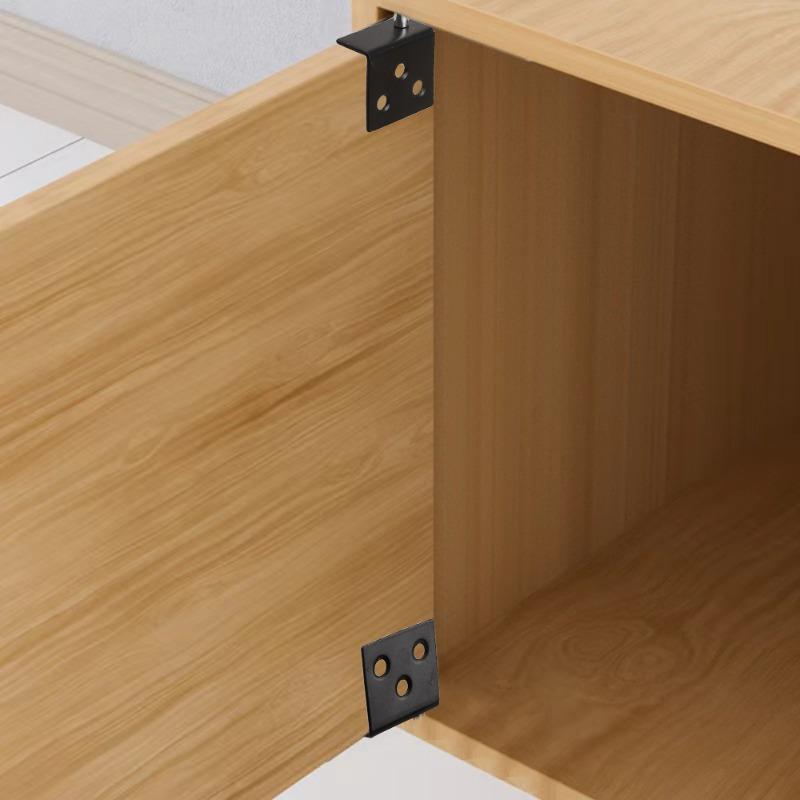 Moderne Verdeckte Scharniere aus gebürstetem Metall - Unsichtbarer Schranktürdrehpunkt für Holzpaneelschränke, Bündig montierte Halterung, Auf- und Ab-Türmechanismus