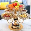 Naijiang European Crystal Glass Multi-Layer Fruit & Snack Plate