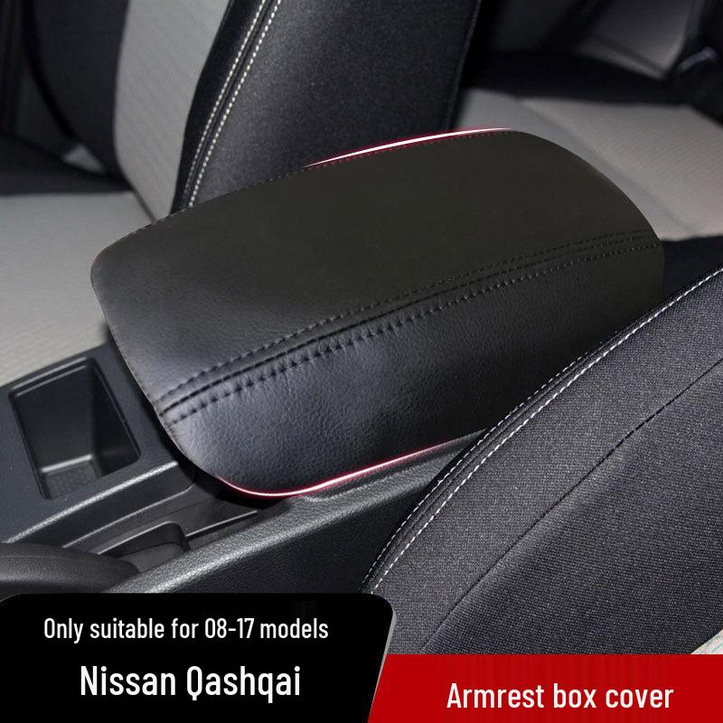 Leather Armrest Box Cover for 08-17 Nissan Qashqai