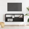 Vidaxl Szafka Pod Tv, Czarna, 100X31X39,5 Cm, Materiał Drewnopochodny