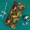 Hippie Mushroom Frog Shrooms Case For Oppo A17 A15 A40 A60 A80 A16 A76 A96 A18 A38 A58 A78 A98 A91 A57 A74 A94 A54S Cover