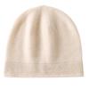 Cappello in Cashmere Autunno Inverno Nuovo Unisex di Alta Gamma Tinta Unita Lavorato a Maglia per Esterno Caldo e alla Moda con Filo d'Oro